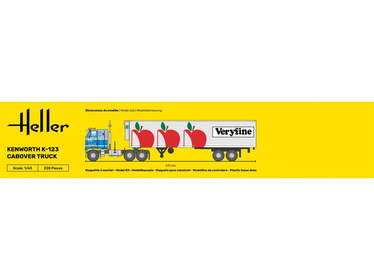 Heller 1:43 - Kenworth K-123 Cabover Truck HEL80793