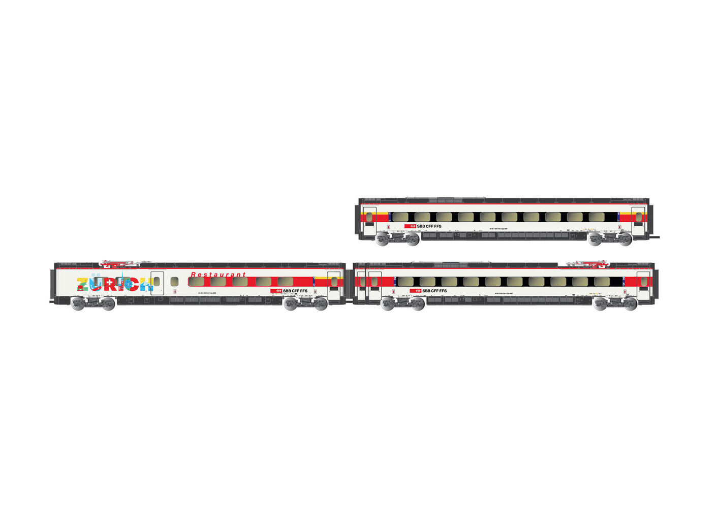 Arnold SBB Astoro RABe 503 018 ECE 190 Coach Set (3) VI HIN3510