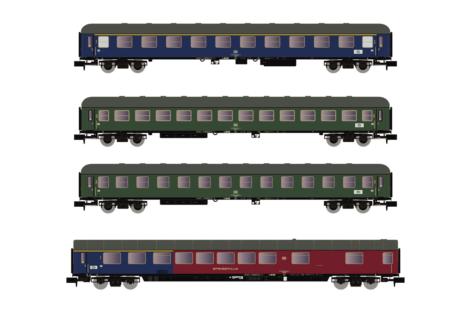Arnold DB Blue/Green Coach Set (4) IV HIN4359