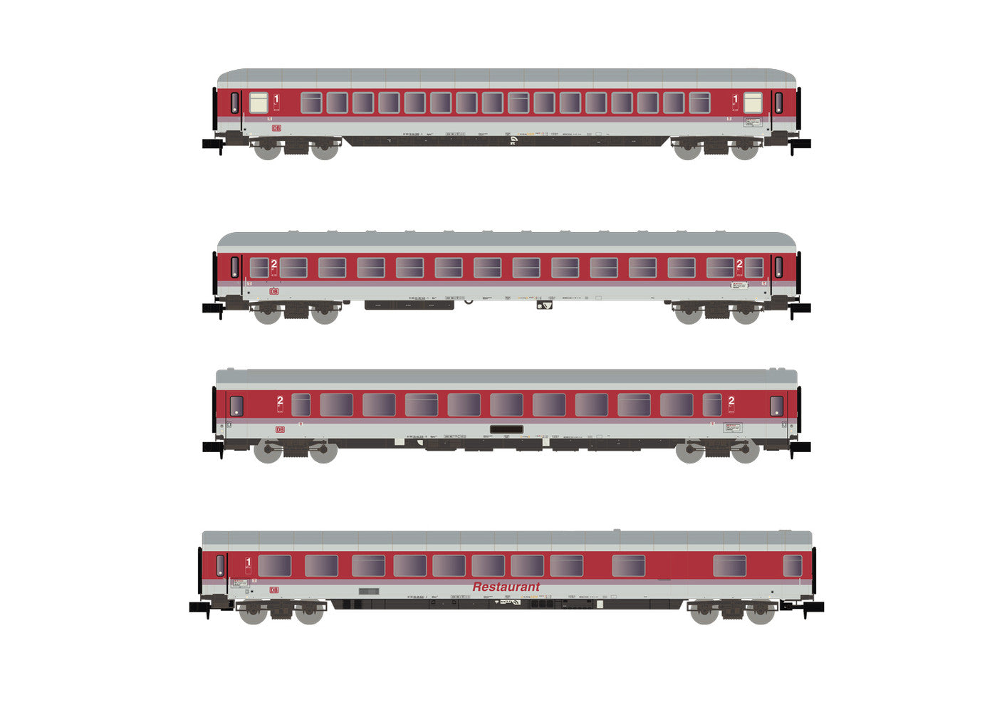 Arnold DBAG IC Red/White Coach Set (4) V HIN4360
