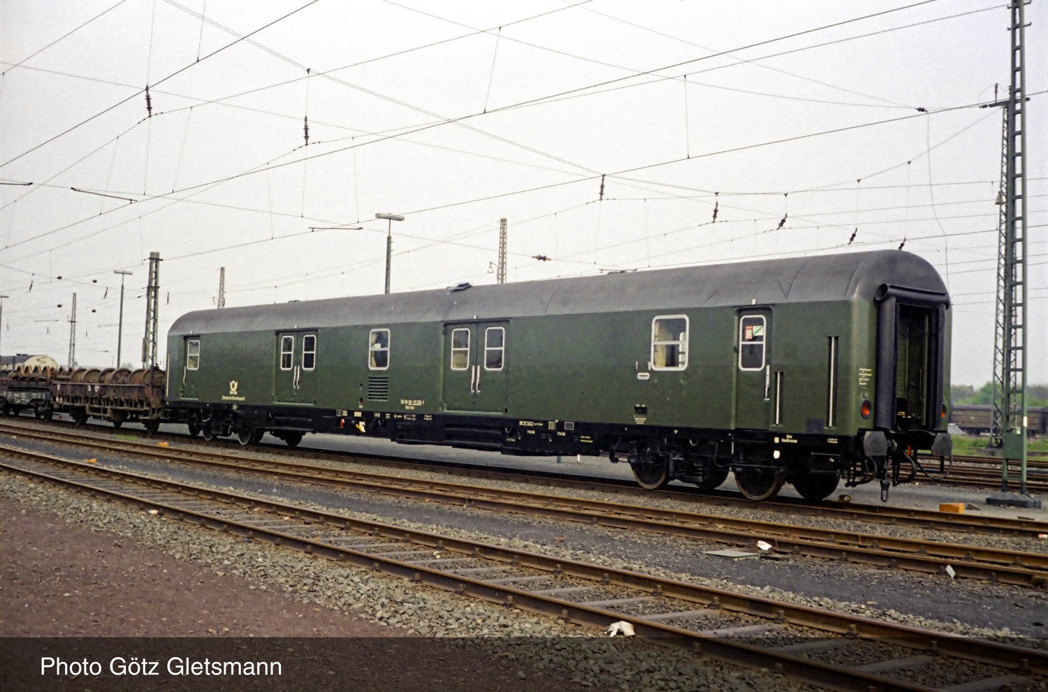 Arnold DBP Post-mrz Green 4 Axle Postal Van Set (2) IV HIN4417