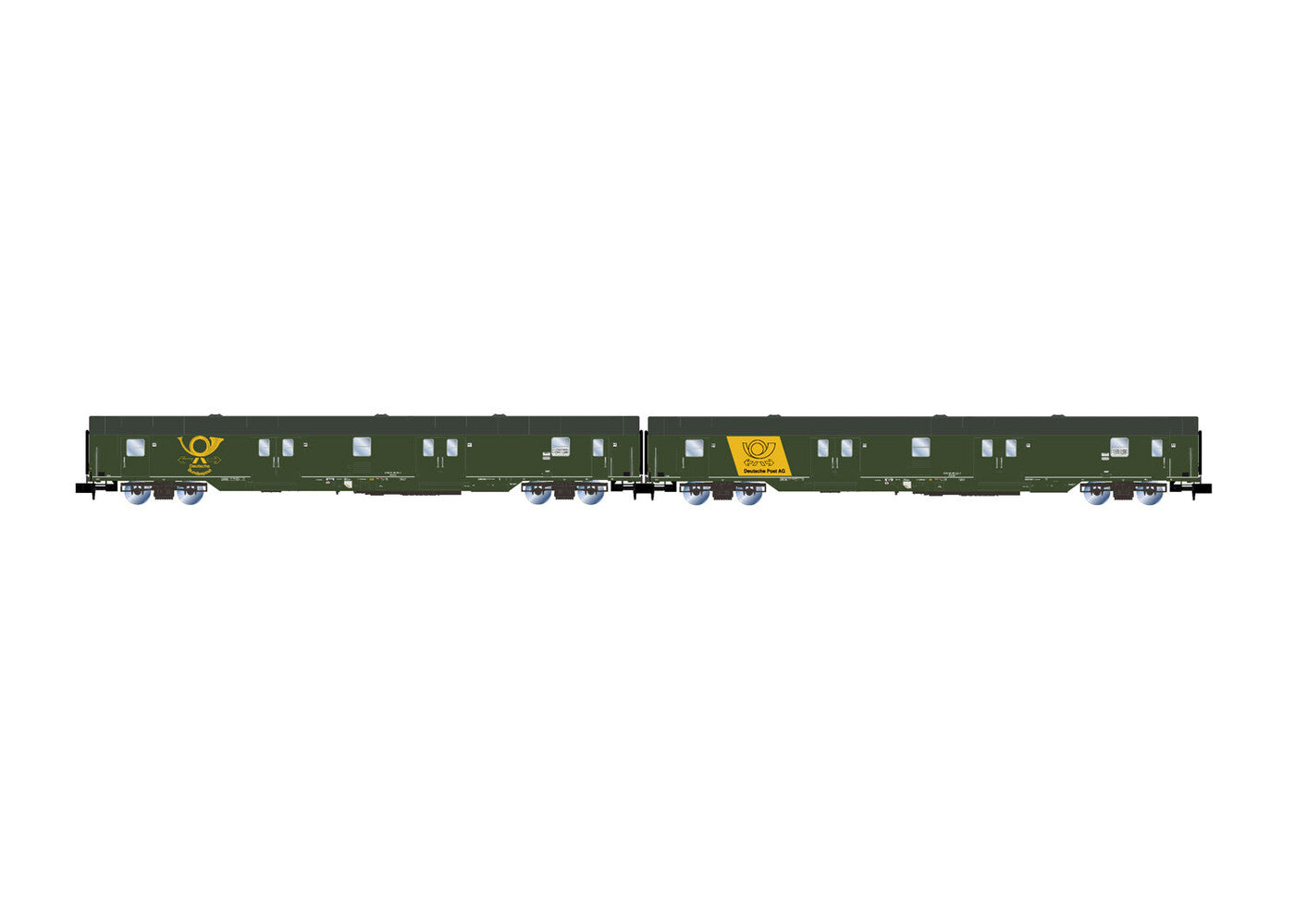 Arnold DBP Post-mrz Bogie Postal Van Set (2) IV HIN4425
