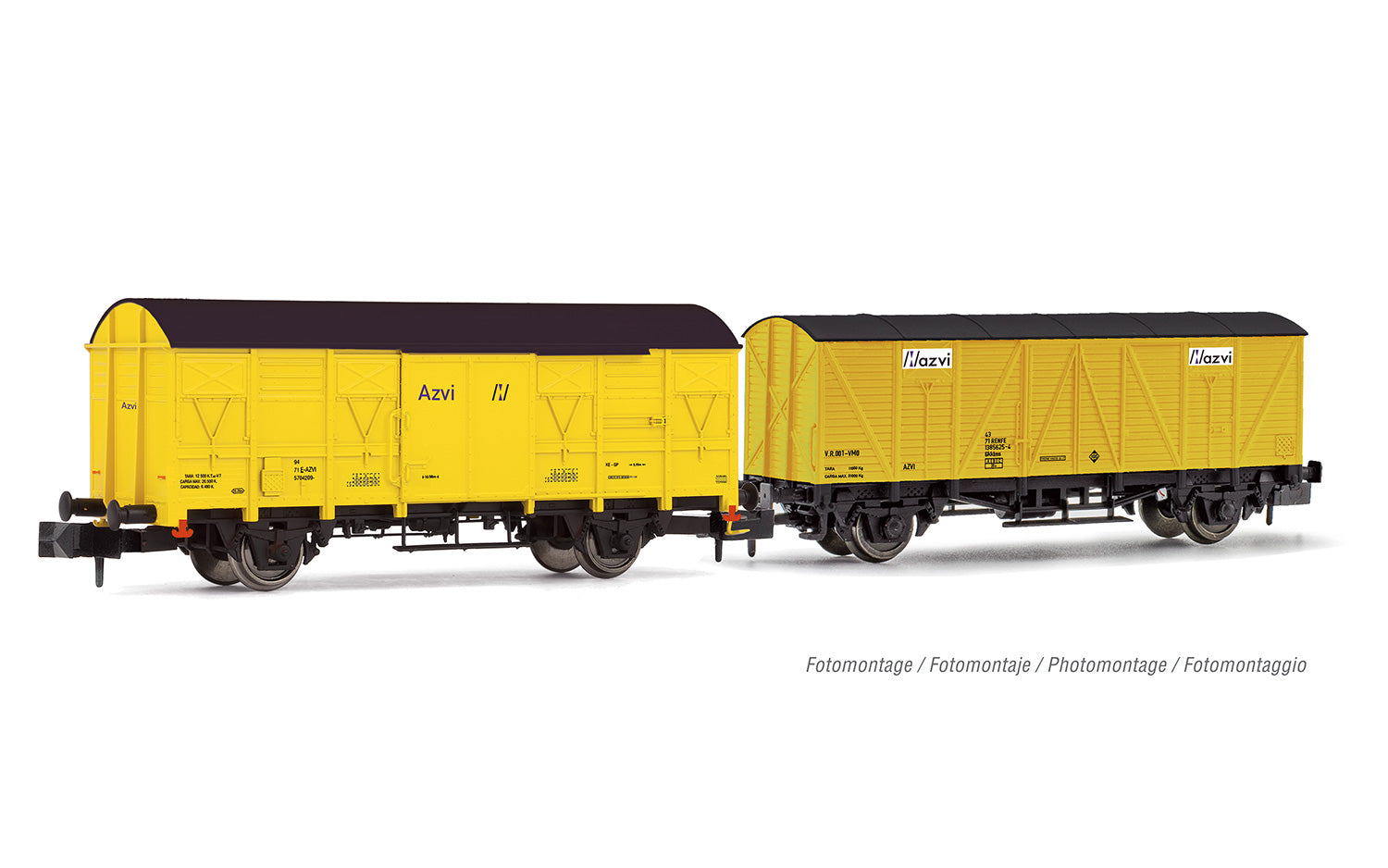 Arnold AZVI J2/J3 Yellow Van Set (2) V HIN6517