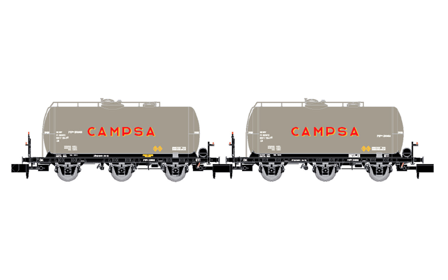 Arnold RENFE Campsa Tank Wagon Set (2) III HIN6674