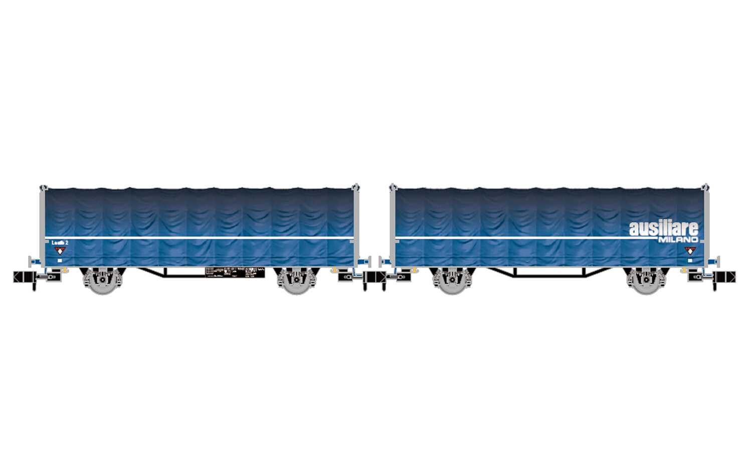 Arnold FS Ausiliare Milano Laails Double Tarpaulin Wagon IV HIN6698