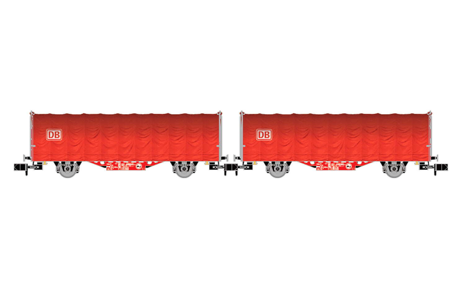 Arnold *DB Kiljs Tarpaulin Wagon Set (2) V HIN6699