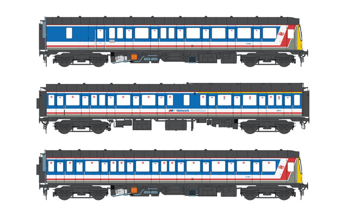 Heljan Class 117 3 Car DMU Network SouthEast HN1179