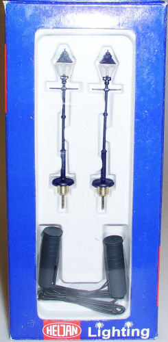 Heljan Blue Old Style Street Light (2) HN19850221
