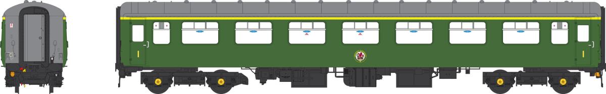Heljan Mk2 FK BR(S) Green HN2436