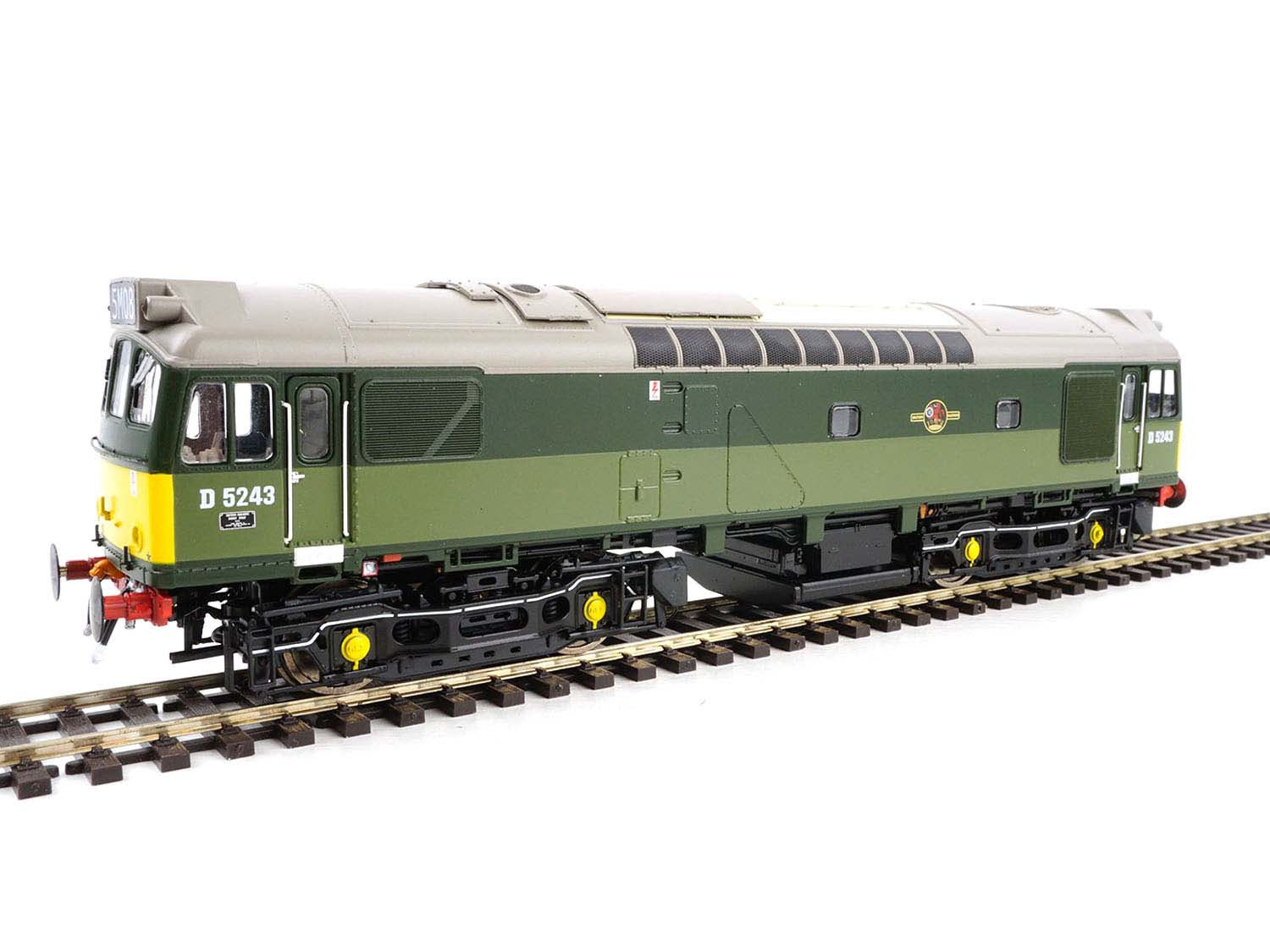Heljan Class 25/3 D5243 BR Two Tone Green Small Yellow Panels HN2543