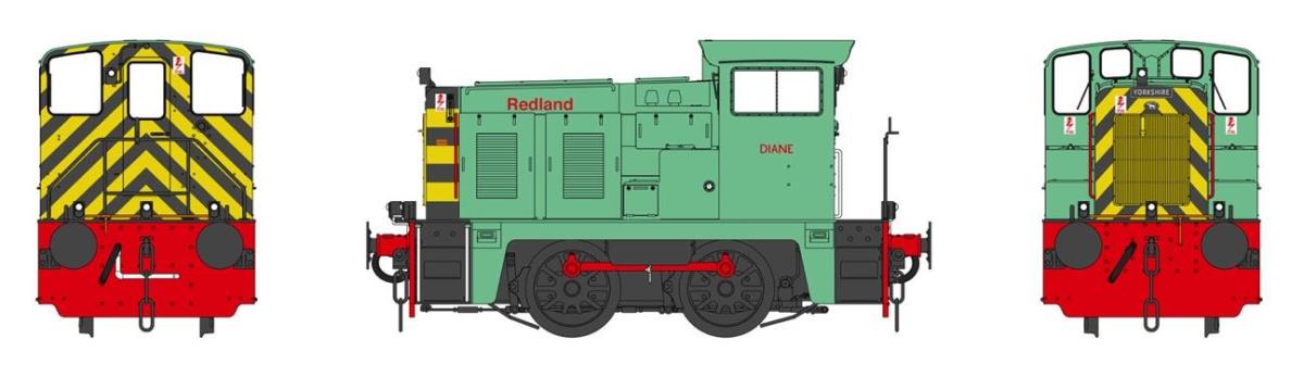 Heljan Class 02 (ex-D2867) Redland Khaki HN2874