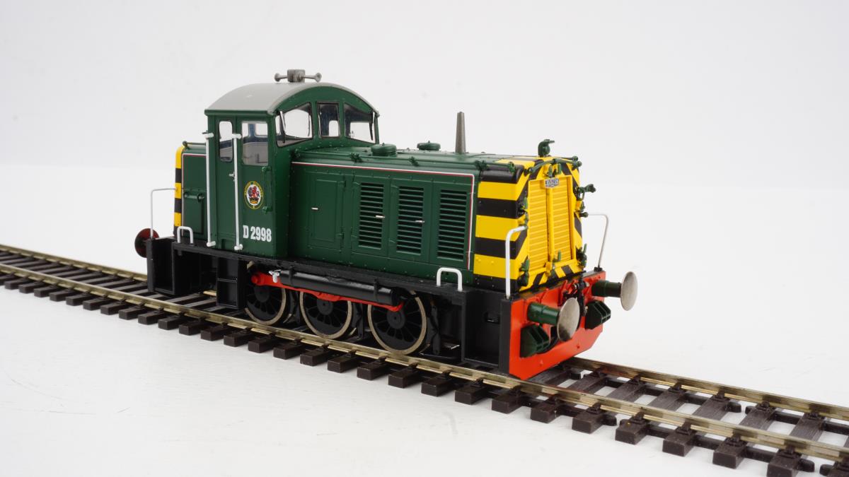 Heljan Class 07 D2998 BR Green w/Wasp Stripes HN2937