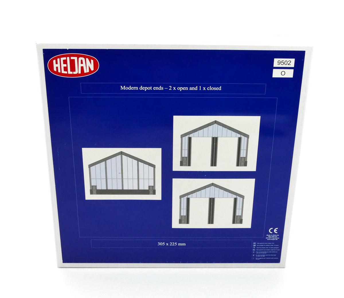 Heljan Modern Depot Ends (2 x Open/1 x Closed) Extension Set HN3009502