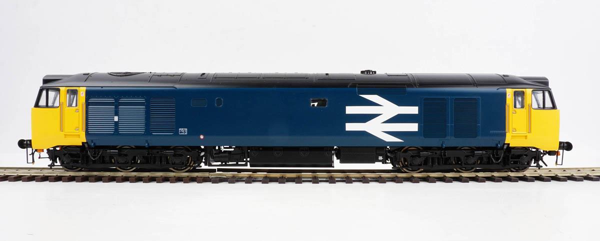 Heljan Class 50 Unnumbered BR Large Logo Blue Black Roof HN4029