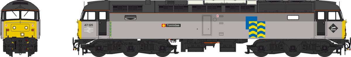 Heljan Class 47 125 'Tonnidae' Railfreight Petroleum HN4723