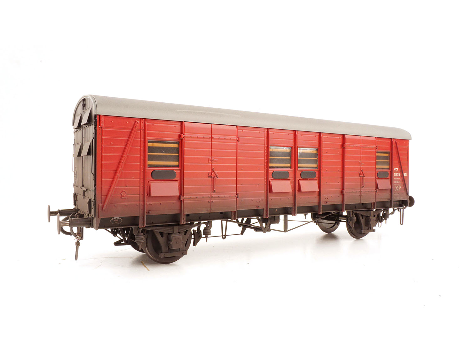 Heljan CCT S1765S BR Crimson Weathered (Even Planks) HN9171