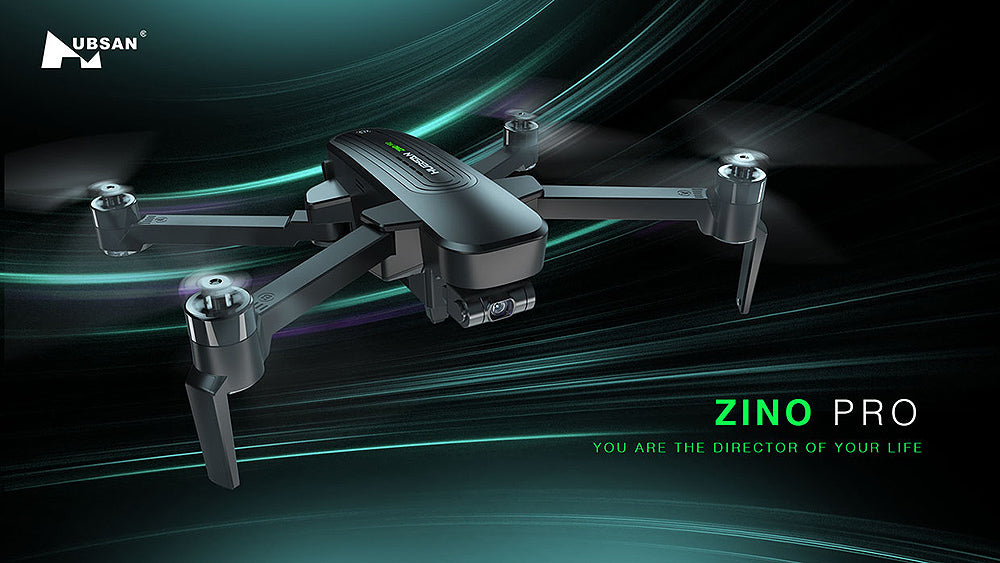 Hubsan Zino Pro Folding Drone W/Extra Batt,Car Chg And Bag H117P-HIGH 4