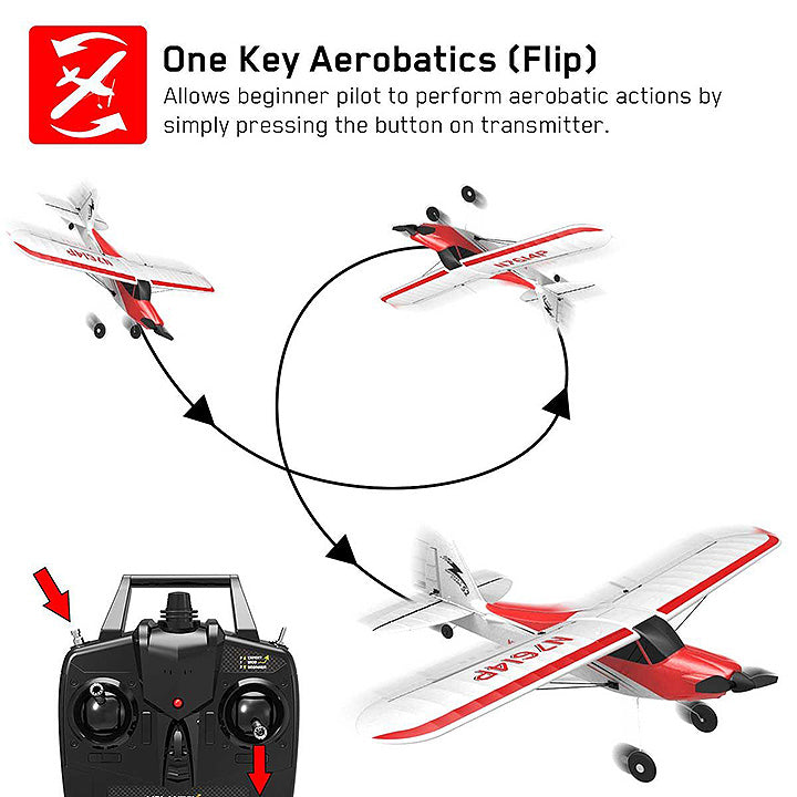 VOLANTEX SPORT CUB 500 4CH 500MM BRUSHED w/GYRO EPP RTF guide