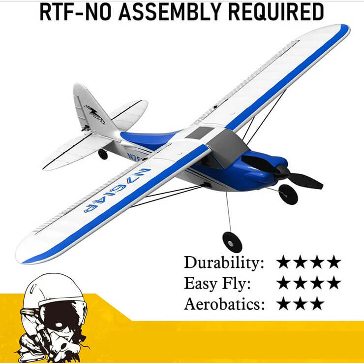 VOLANTEX SPORT CUB 500 4CH RTF 500MM BRUSHED w/GYRO EPP BLUE