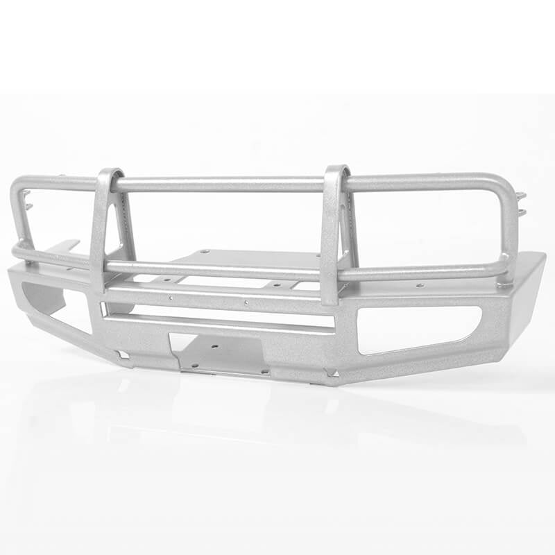 RC4WD TRIFECTA FRONT BUMPER, SLIDERS & SIDE BARS FOR LAND CRUISER LC70 BODY (SILVER) VVV-C0413
