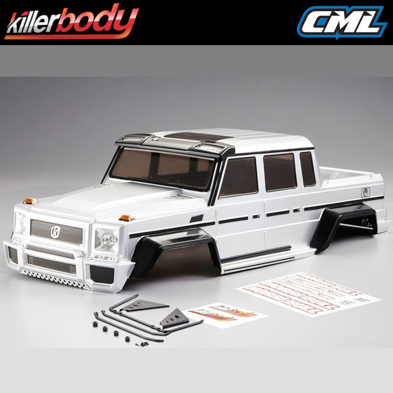 KILLERBODY HORRI-BULL 1/10 CRAWLER FINISHED BODY SILVER