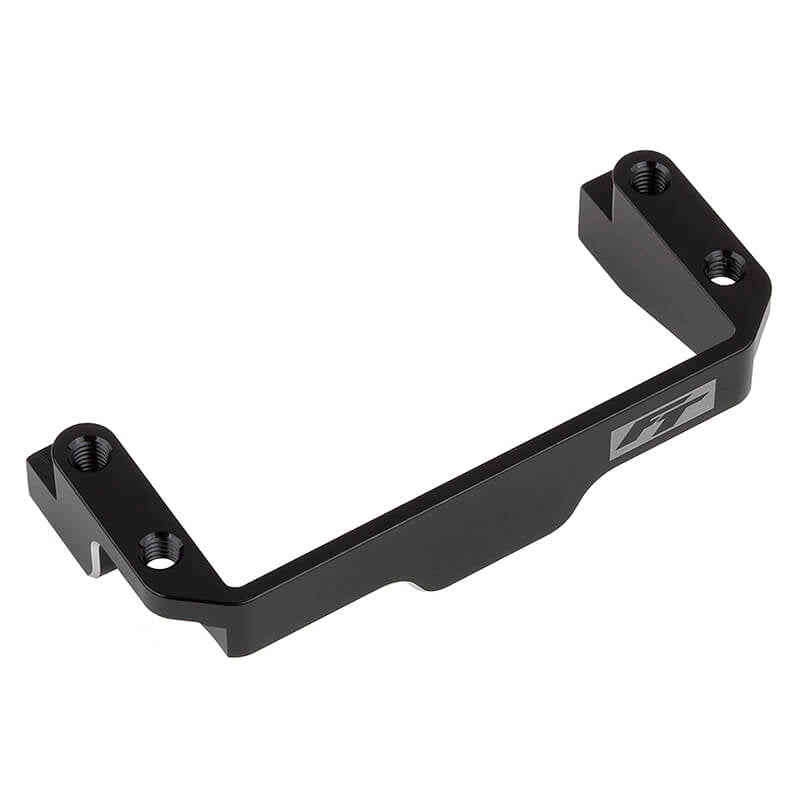 TEAM ASSOCIATED RC10B7 FT ONE- PIECE SERVO MOUNT BLACK ALUMINIUM