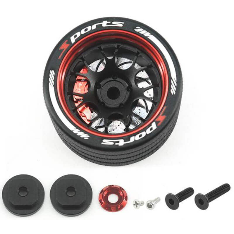 FASTRAX ALUMINIUM STEERING BBS WHEEL - SANWA, FUTABA, FLYSKY