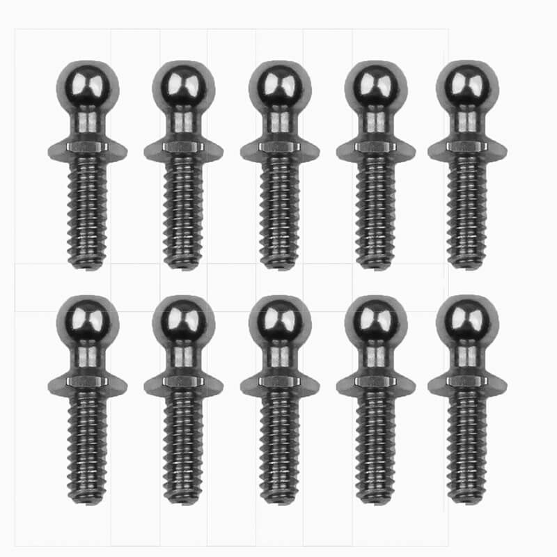 TEAM ASSOCIATED RC10 BALLSTUD SET .30, SILVER - RC Car Spares