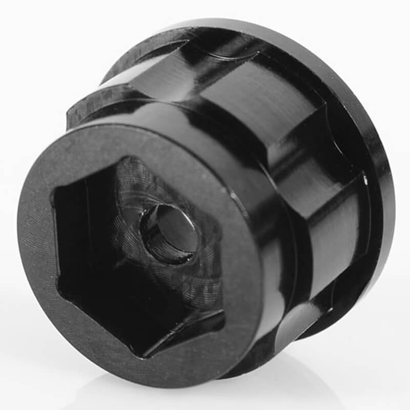 RC4WD 1.9"/2.2" 6 LUG STEEL WHEEL HEX HUB +9 OFFSET