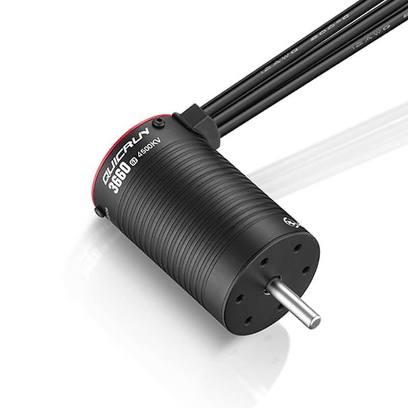 HOBBYWING QUICRUN 3660SL 4500KV G2 MOTOR BLACK