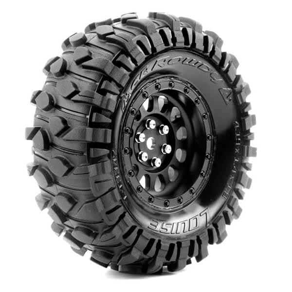 LOUISE RC CR-ROWDY 1/10 SUPER SOFT BLACK HEX 12MM-L-T3347VB