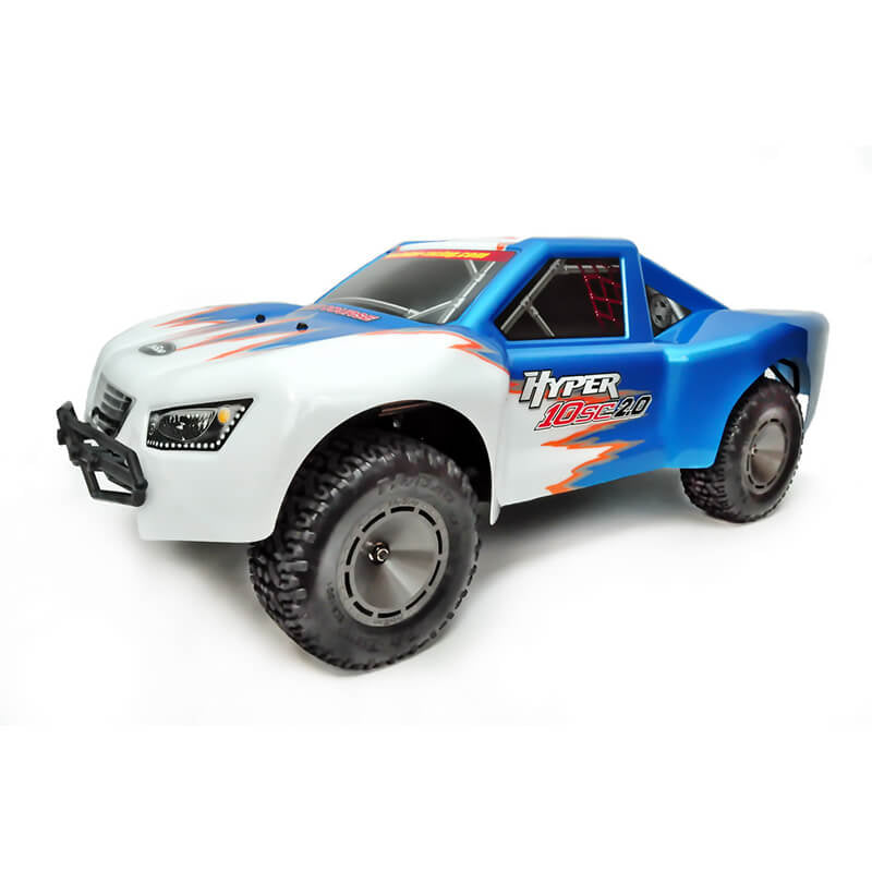 HOBAO HYPER 10SC 2.0 ELECTRIC TRUCK RTR WITH BLUE/WHITE BODY HB-SC2E-C60BUW