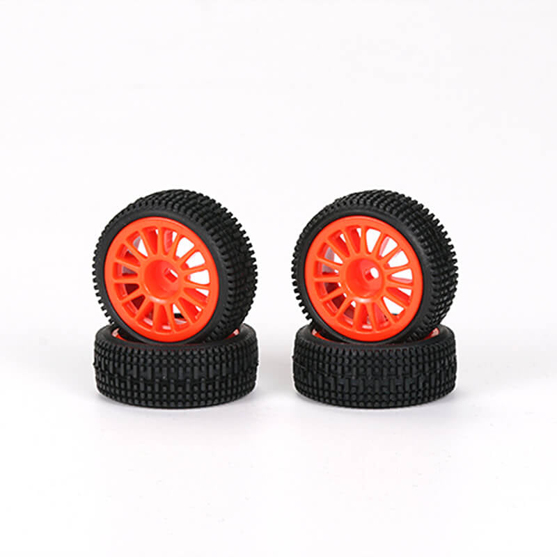CARISMA GT24 HYUNDAI I20N RED WHEELS SET (MOUNTED)