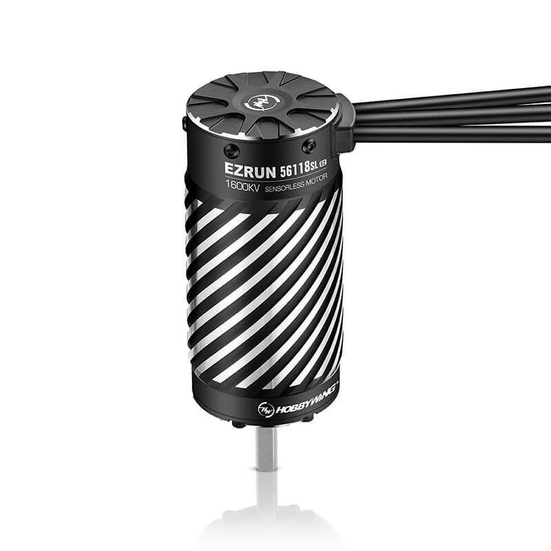 HOBBYWING EZRUN 1/5TH 56118SL 1600KV G2 MOTOR (BLACK) HW30402905