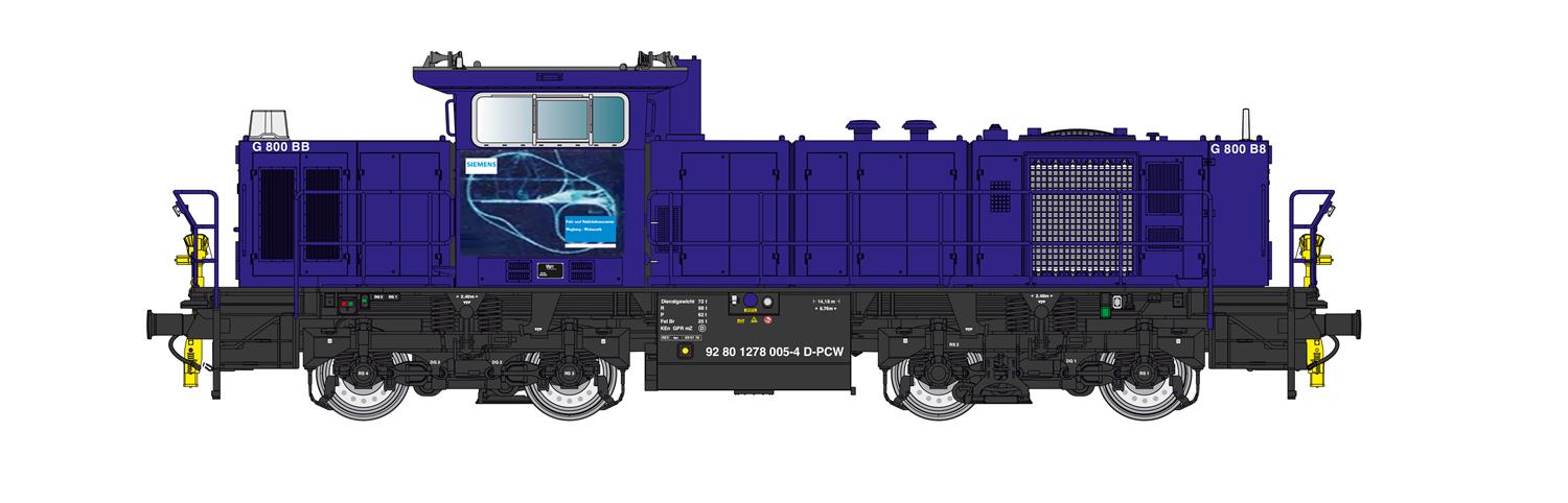 Jagerndorfer Siemens Rh2070 PCW6 Diesel Locomotive VI (DCC-Sound) JC20752