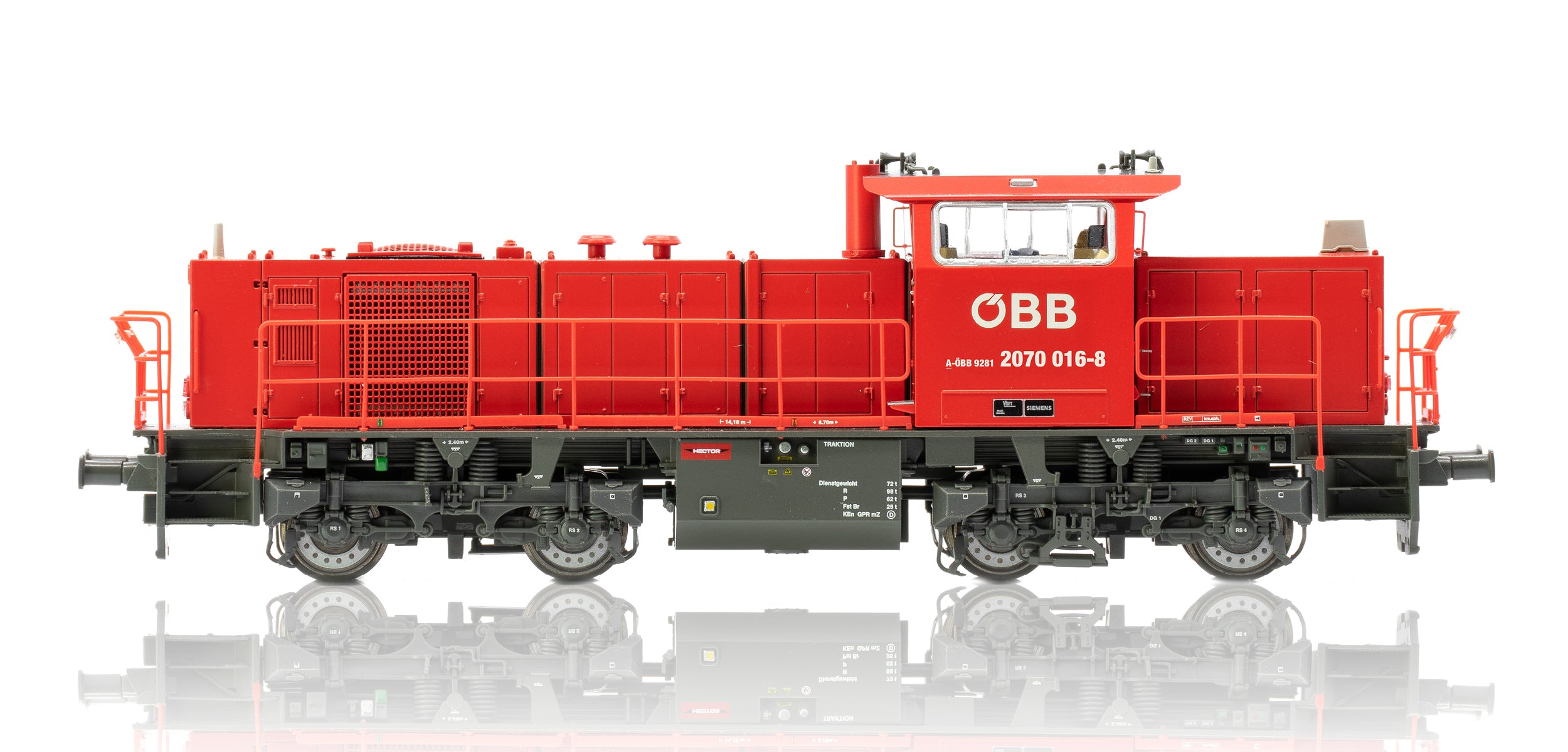 Jagerndorfer OBB Rh2070.016 Diesel Locomotive VI JC20780