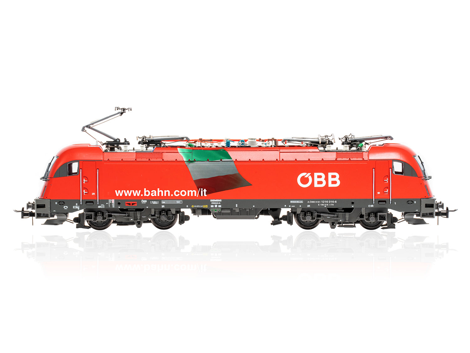 Jagerndorfer OBB Italia Rh1216 Electric Locomotive VI (DCC-Sound) JC29752