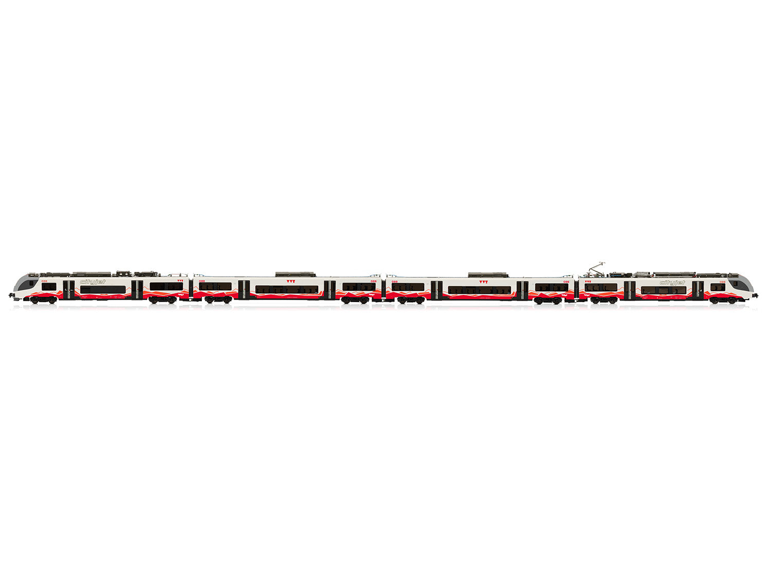 Jagerndorfer OBB Cityjet VVT Tirol 4 Car EMU VI (DCC-Sound) JC49602