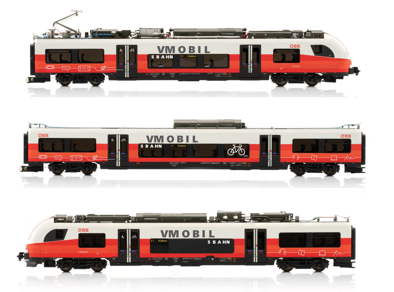 Jagerndorfer OBB Cityjet S-Bahn Vmobil 4 Car EMU VI JC49800