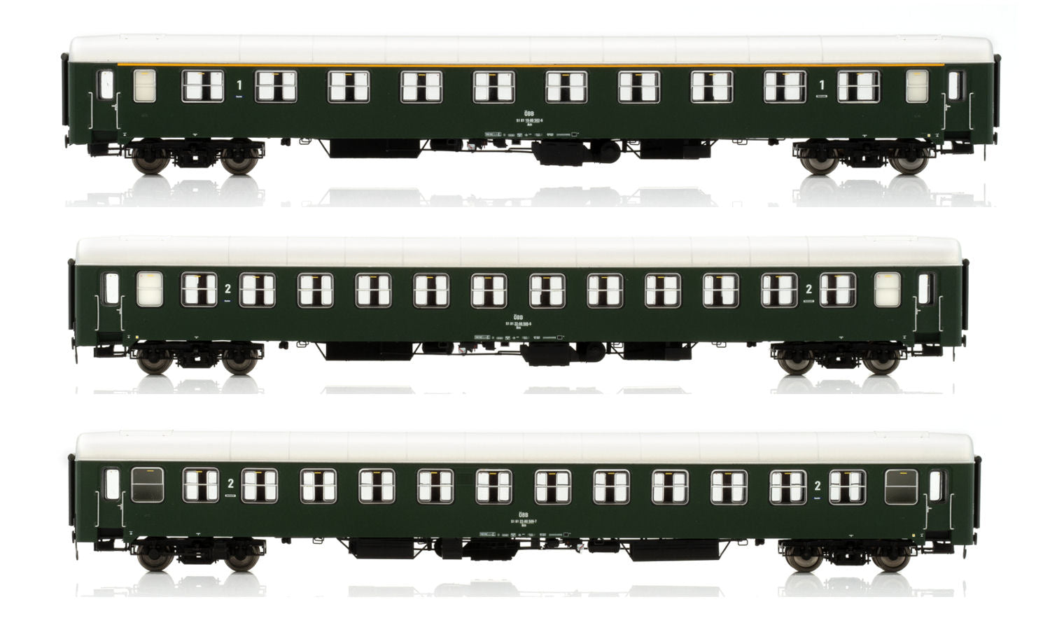 Jagerndorfer OBB UIC-X Coach Set (3) III JC90500