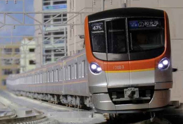 Kato (Japan) Tokyo Metro Yurakucho/Fukutoshin 17000 4 Car Add on Set K10-1759