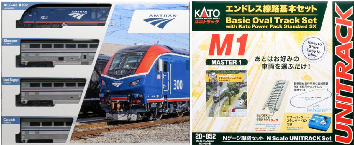 Kato (USA) Amtrak ALC-42 Charger Superliner Passenger Starter Set K106-0019