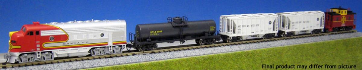 Kato (USA) AT&SF EMD F7 Freight Train Pack (DCC-Fitted) K106-6271-DCC