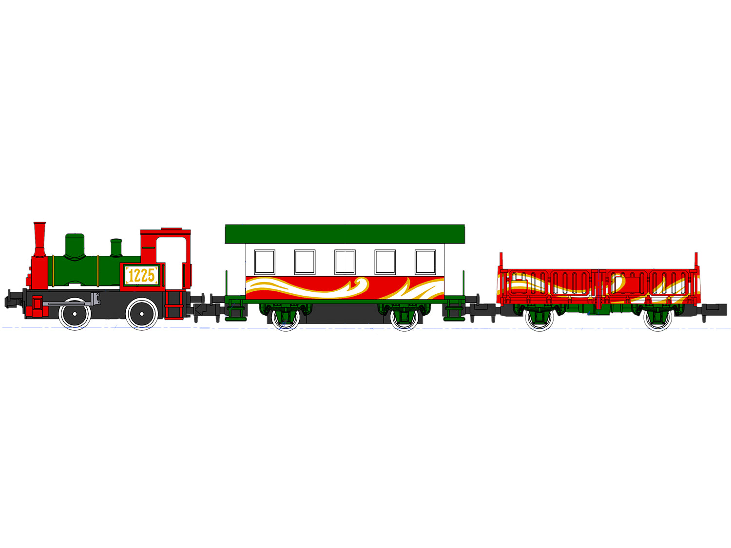 Kato (USA) Pocket Line Christmas Train Pack K12-25