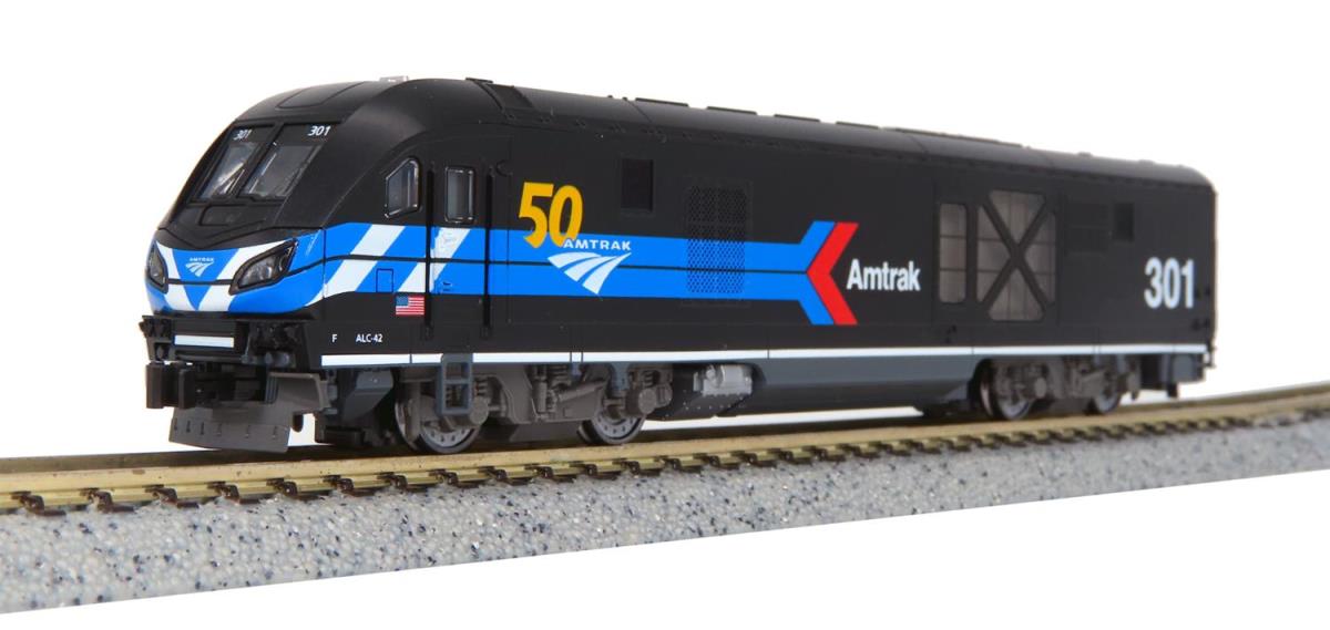 Kato (USA) ALC-42 Charger Loco Amtrak 301 Day One 50yr Logo K176-6050