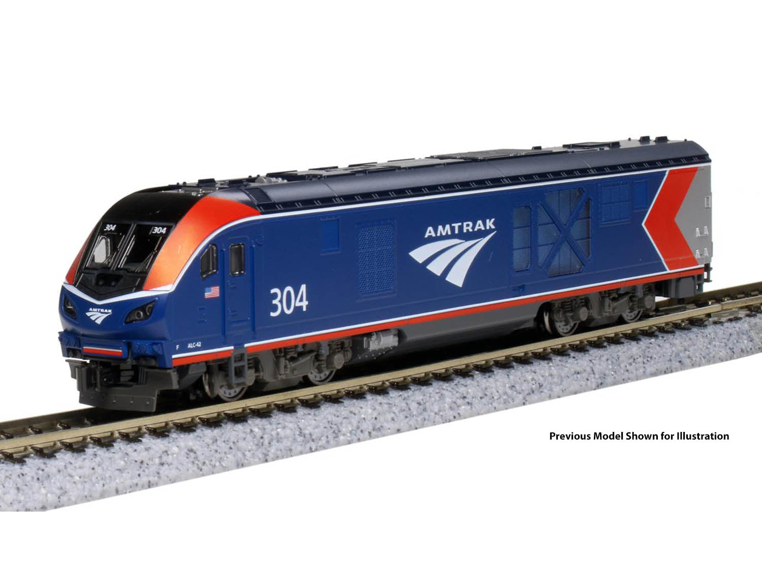 Kato (USA) ALC-42 Charger Loco Amtrak PhVII 314 (DCC-Sound) K176-6055-S