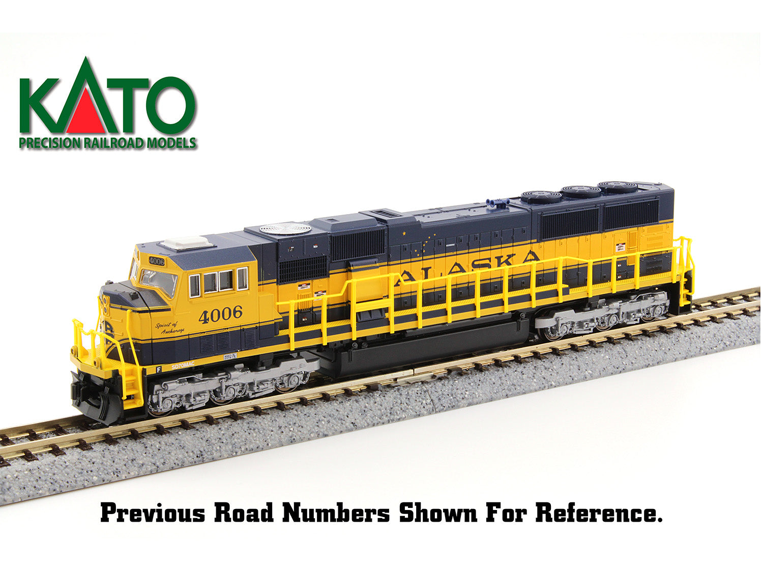 Kato (USA) EMD SD70MAC Alaska Railroad 4003 (DCC-Sound) K176-6410-S