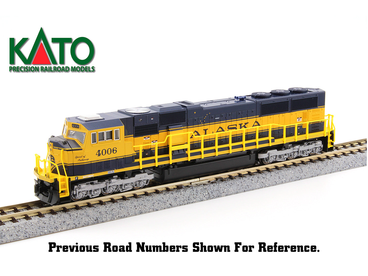 Kato (USA) EMD SD70MAC Alaska Railroad 4015 (DCC-Sound) K176-6411-S
