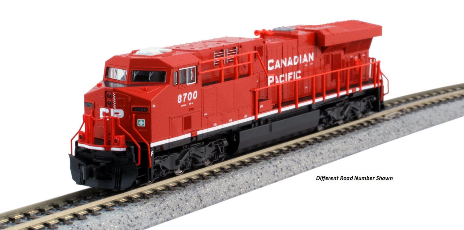 Kato (USA) GE ES44DC Gevo Loco Canadian Pacific 8736 (DCC-Fitted) K176-8945-DCC