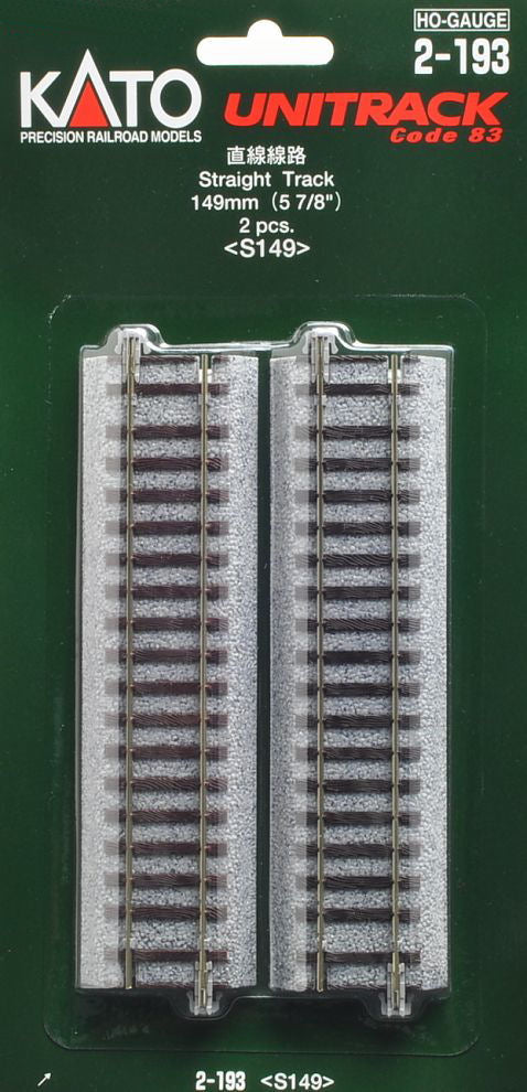 Kato (Unitrack) Unitrack (S149) Straight Track 149mm 2pcs K2-193